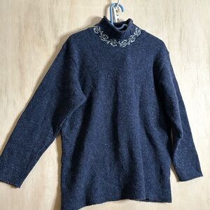 Coldwater Creek rolled neck sweater. Large